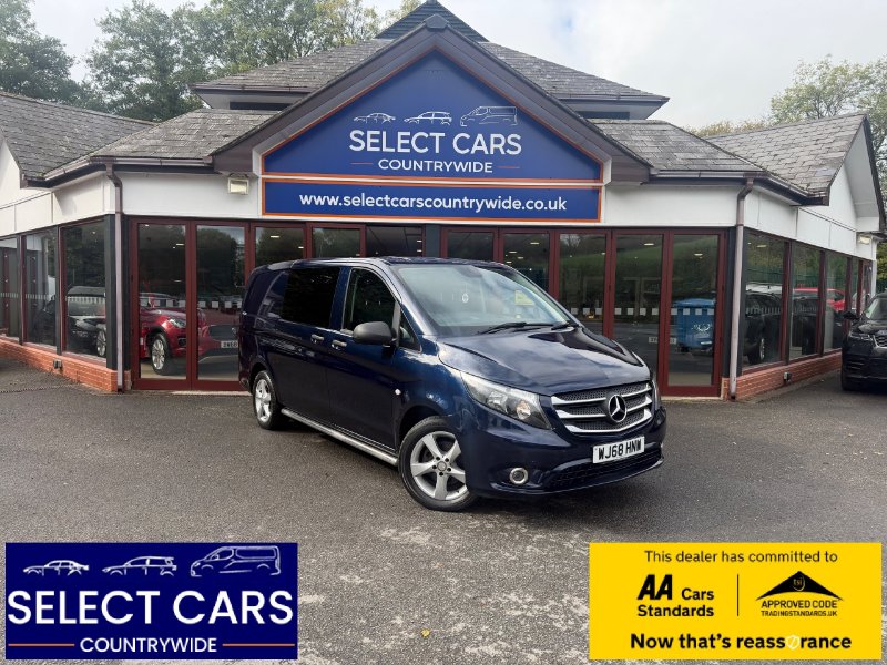 2018 Mercedes-Benz Vito 2.1 116 CDI BlueTEC Sport Crew Van Double Cab 5dr Diesel Manual RWD L2 Euro 6 s/s LWB 163 ps